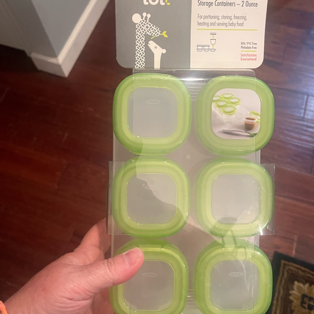 Oxo Tot Storage Containers for Freezer- 2 Ounce